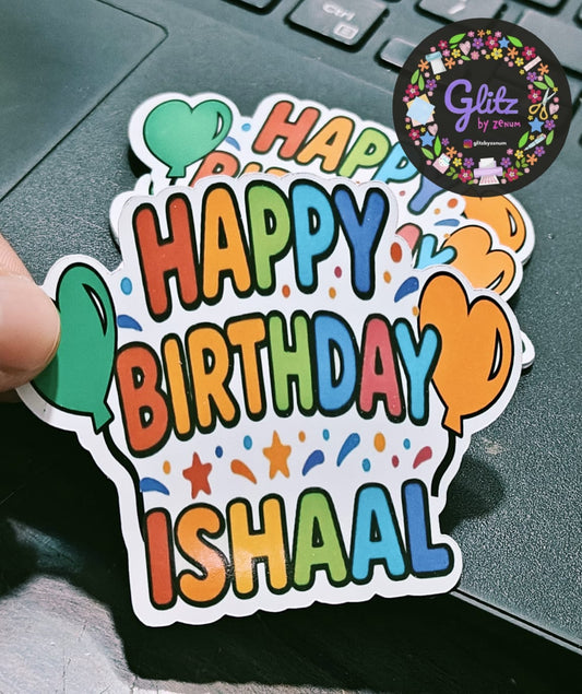 Diecut stickers size 2*2.5 inches 50 pcs