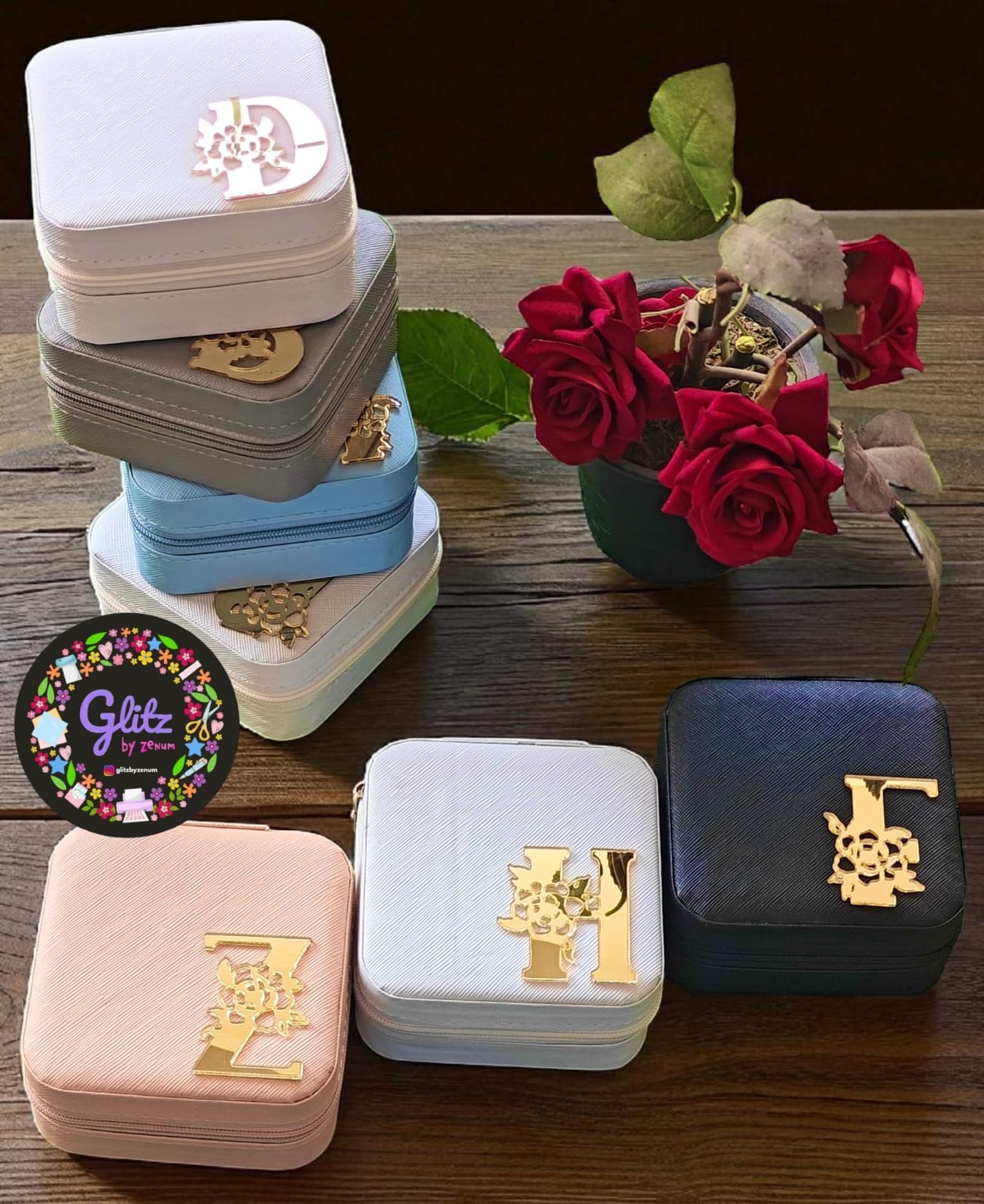 Customized mini jewelry box